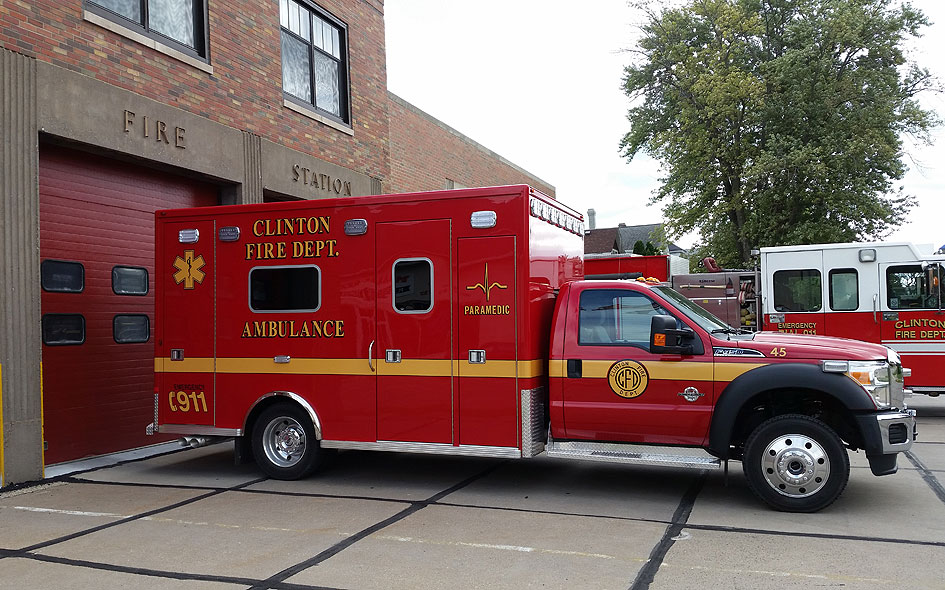 Clinton Fire Department Ambulance - Clinton, Iowa